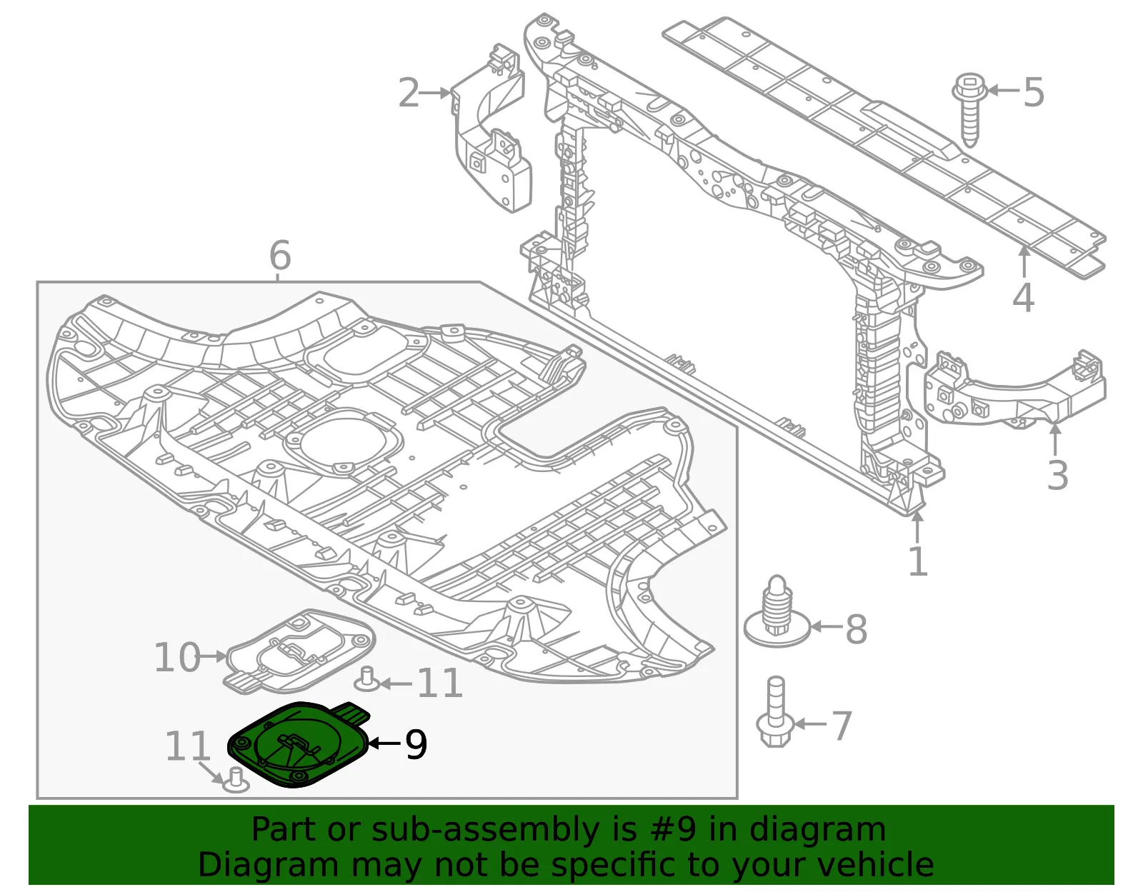 Access Panel - Kia (29133-AT200) - view 2