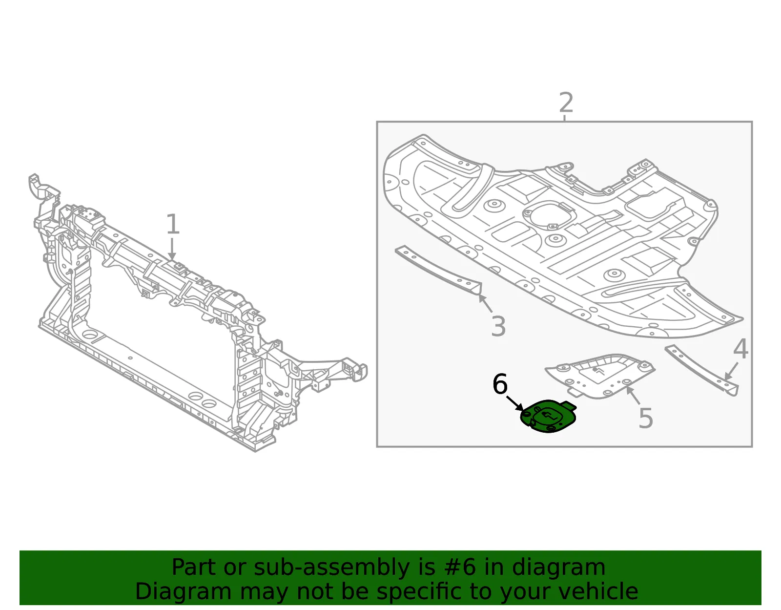 Bottom Panel - Kia (29133-L2000) - view 2