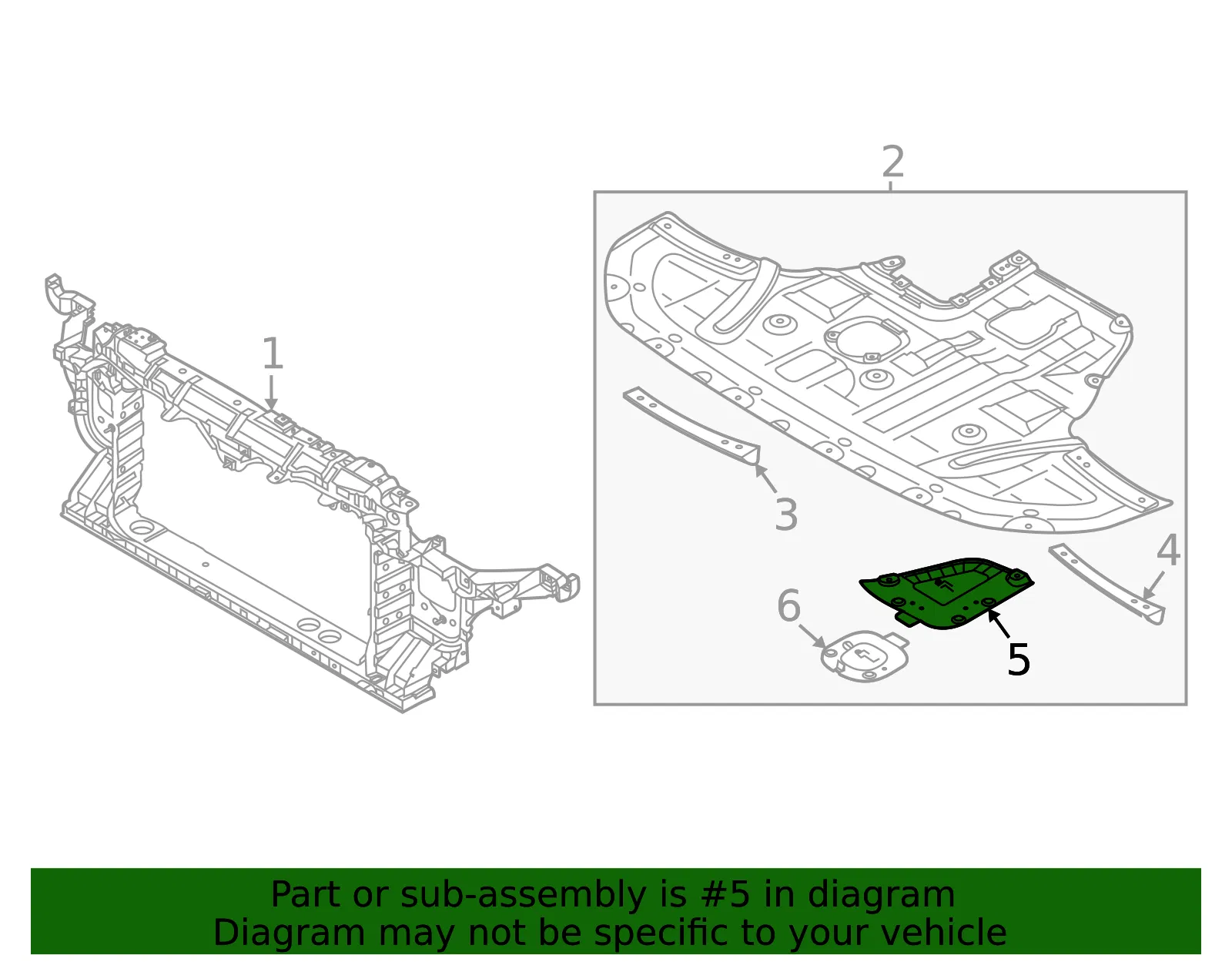 Bottom Panel - Kia (29133-L3000) - view 2