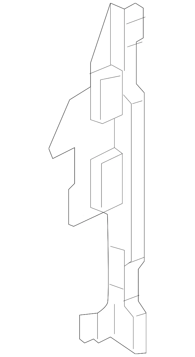 Air Guide - Passenger Side (RH) - Kia (29134-1U500)