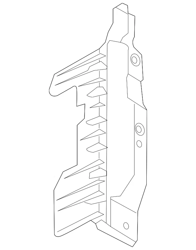 Air Guide - Passenger Side (RH) - Kia (29134-F6000)