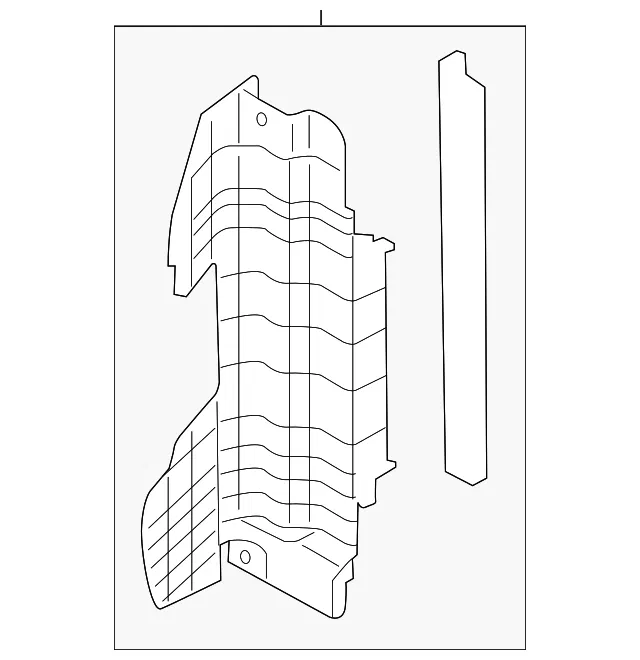 Air Guide - Passenger Side (RH) - Kia (29134-A7700)