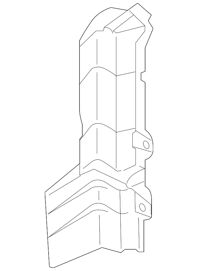 Air Guide - Passenger Side (RH) - Kia (29134-M7000)