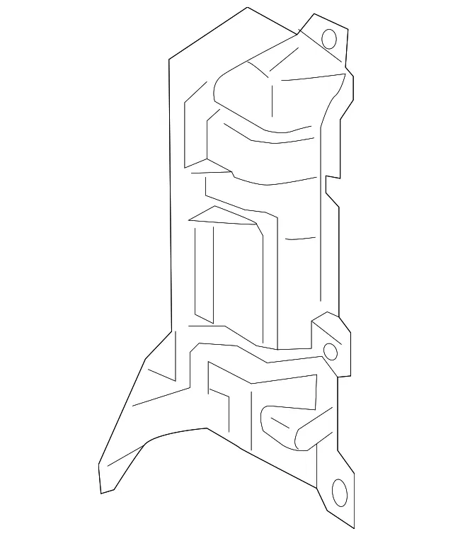 Air Guide - Passenger Side (RH) - Kia (29134-M7100)