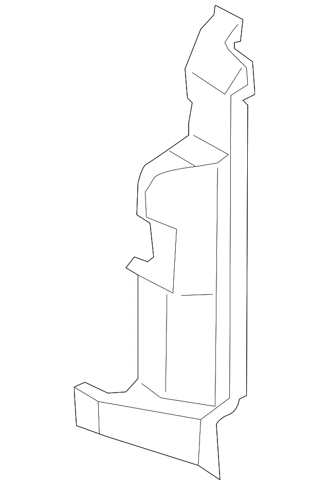 Air Guide - Passenger Side (RH) - Kia (29136-2K100)