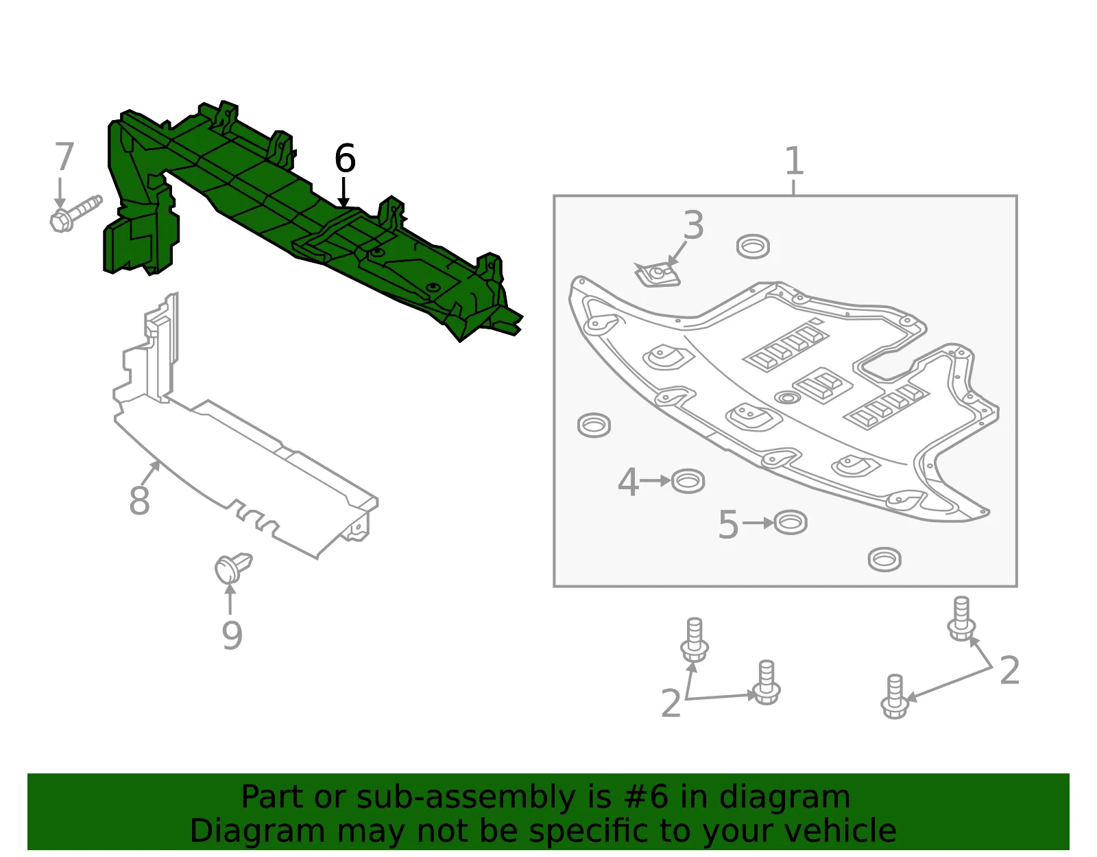 Air Guide - Kia (29135-C6500) - view 2