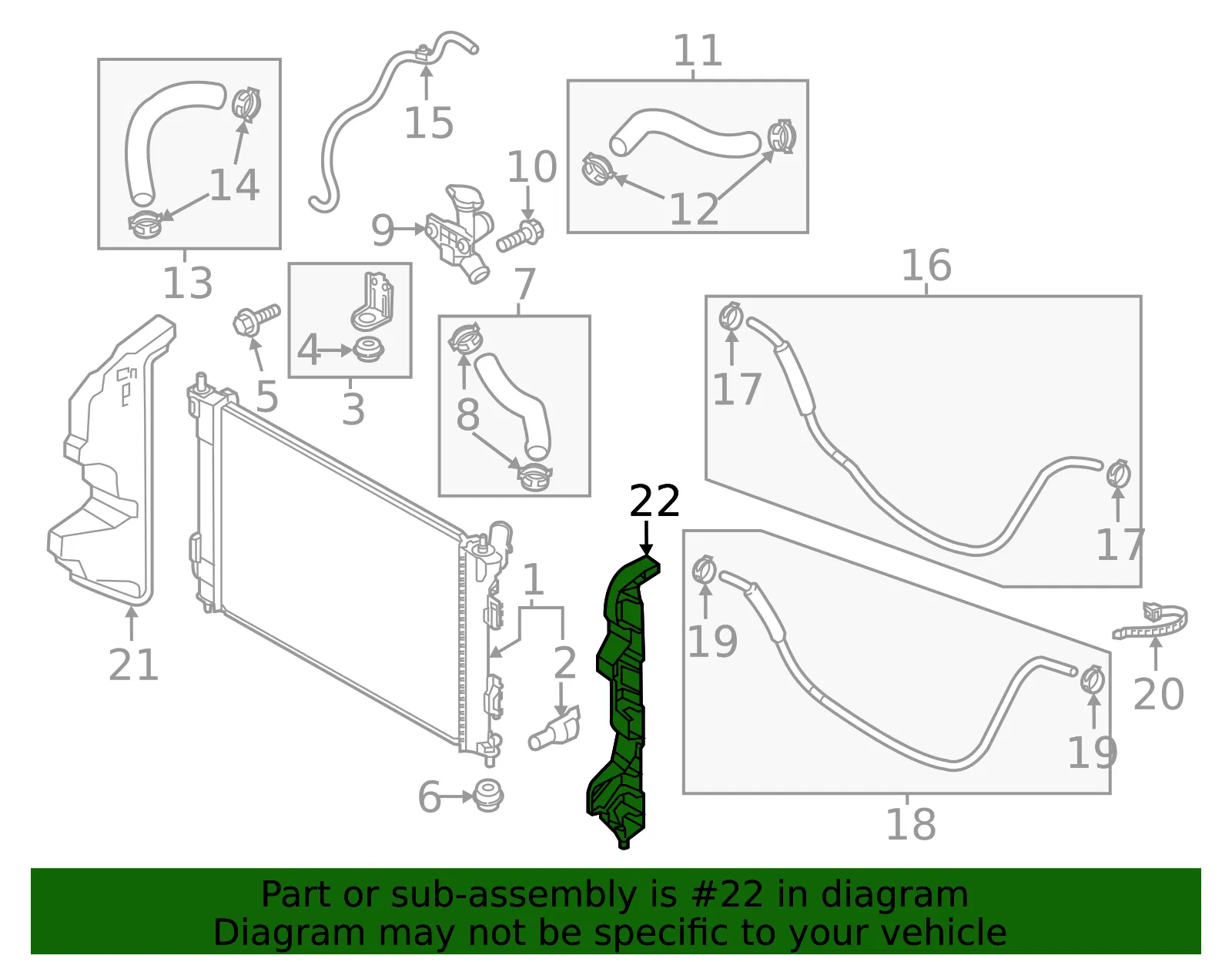 Air Guide - Kia (29136-B2010) - view 2