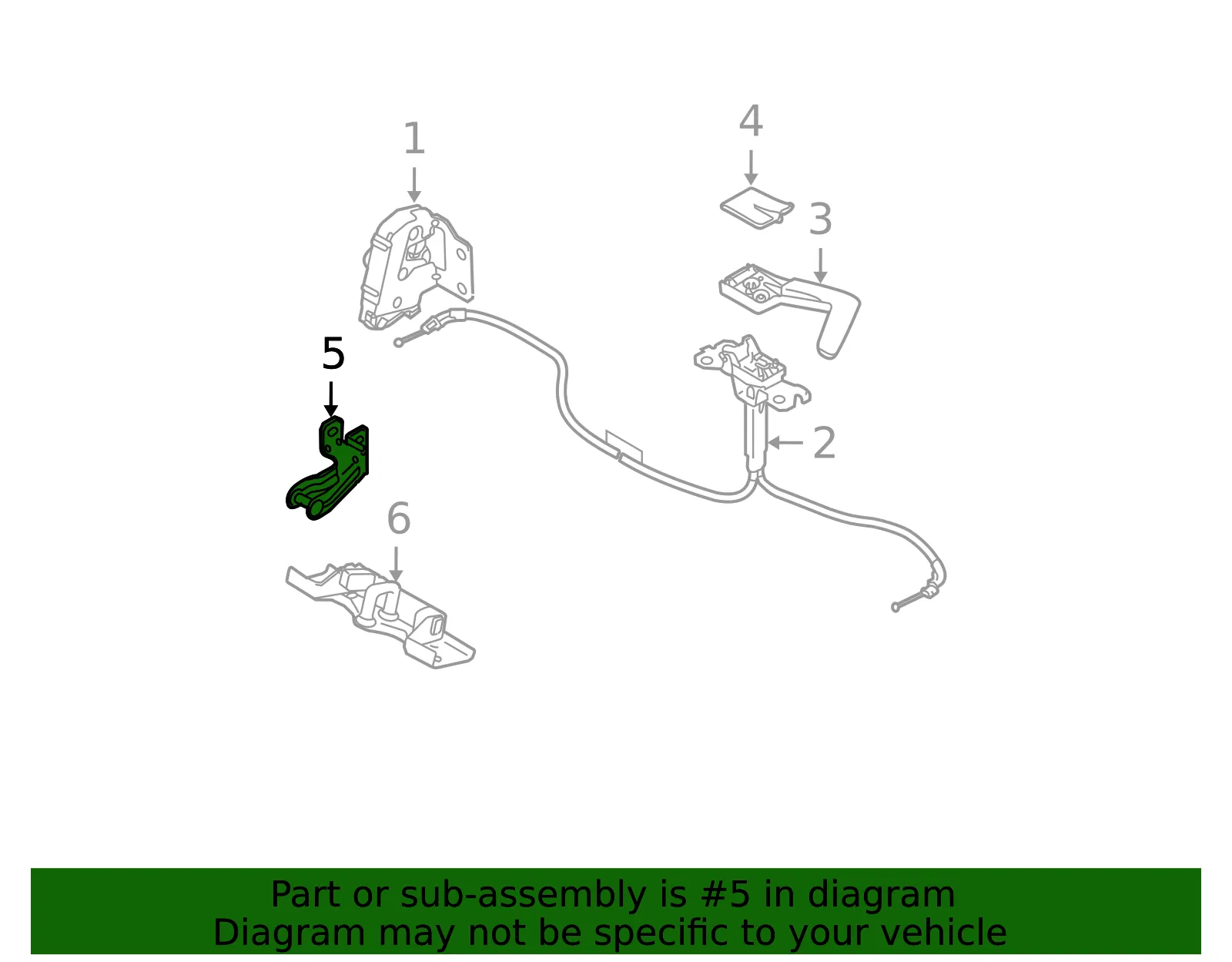 Lock Bracket - Volvo (30636912) - view 2