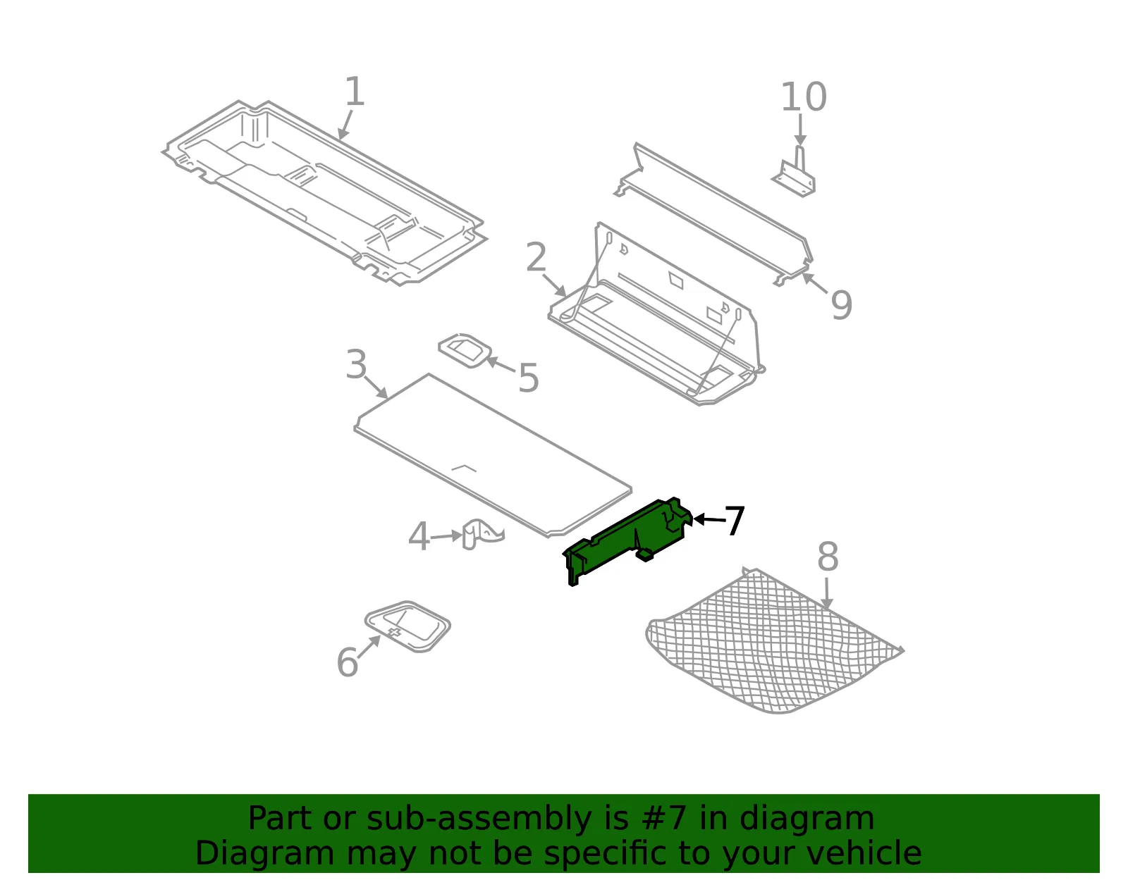 Support - Driver's Side (LH) - Volvo (30648410) - view 2
