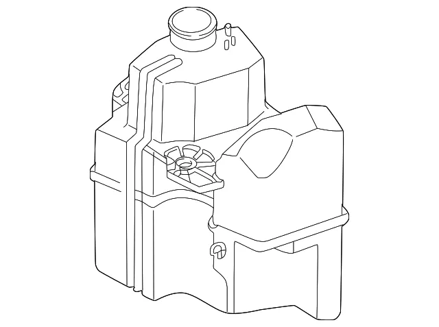 Washer Fluid Reservoir - Volvo (30663134) - view 2