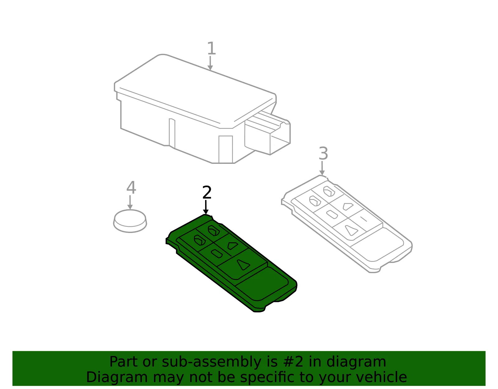 Remote Control - Volvo (30659339) - view 3
