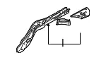 Rear Rail - Passenger Side (RH) - Volvo (30663348) - view 3