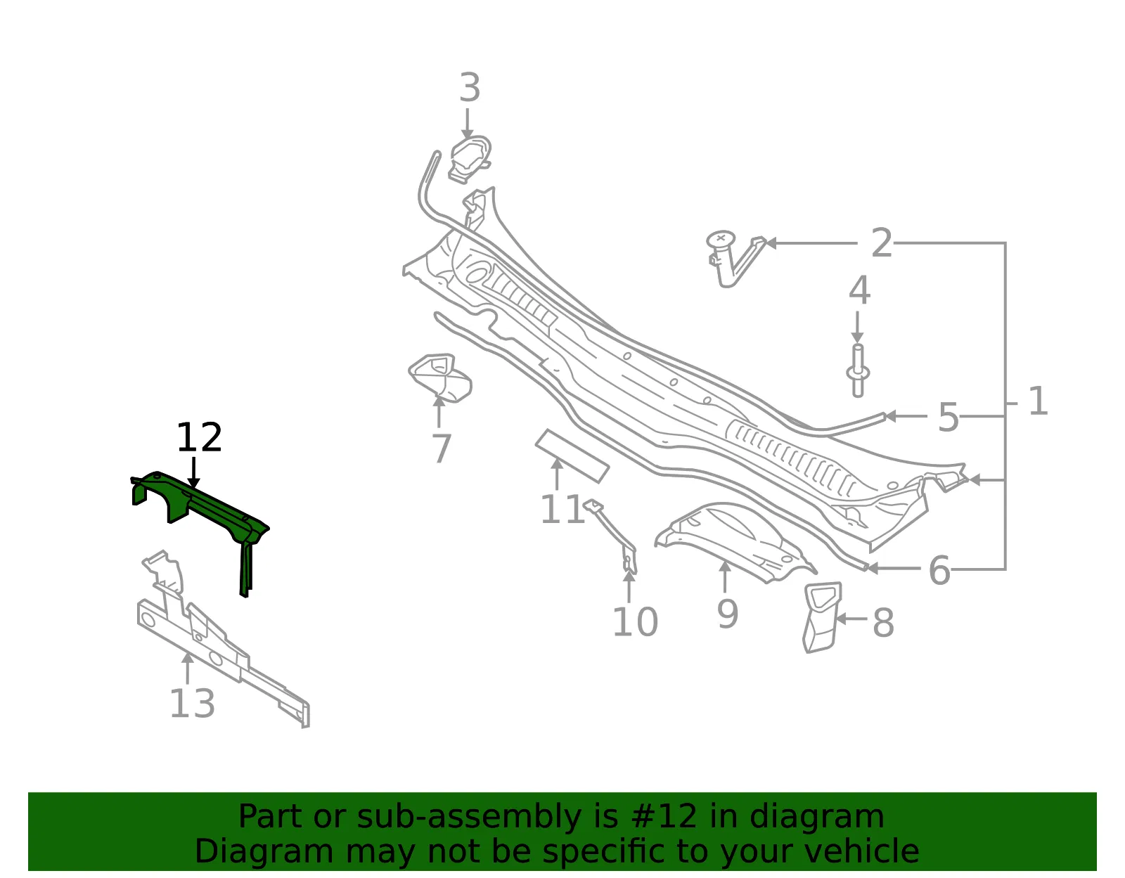 Cover Panel - Volvo (30683205) - view 2