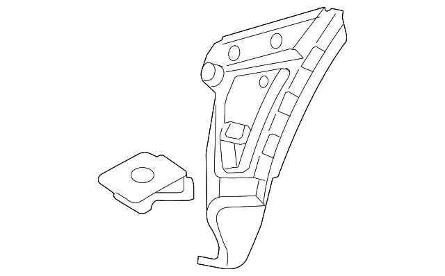 Mount Bracket - Driver's Side (LH) - Volvo (30698128) - view 2