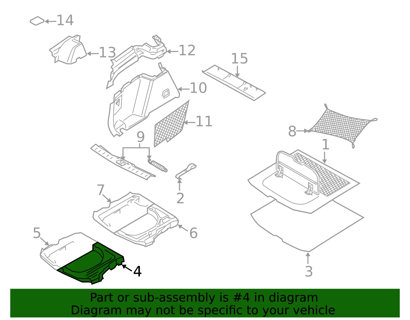 Support - Passenger Side (RH) - Volvo (30721288) - view 2
