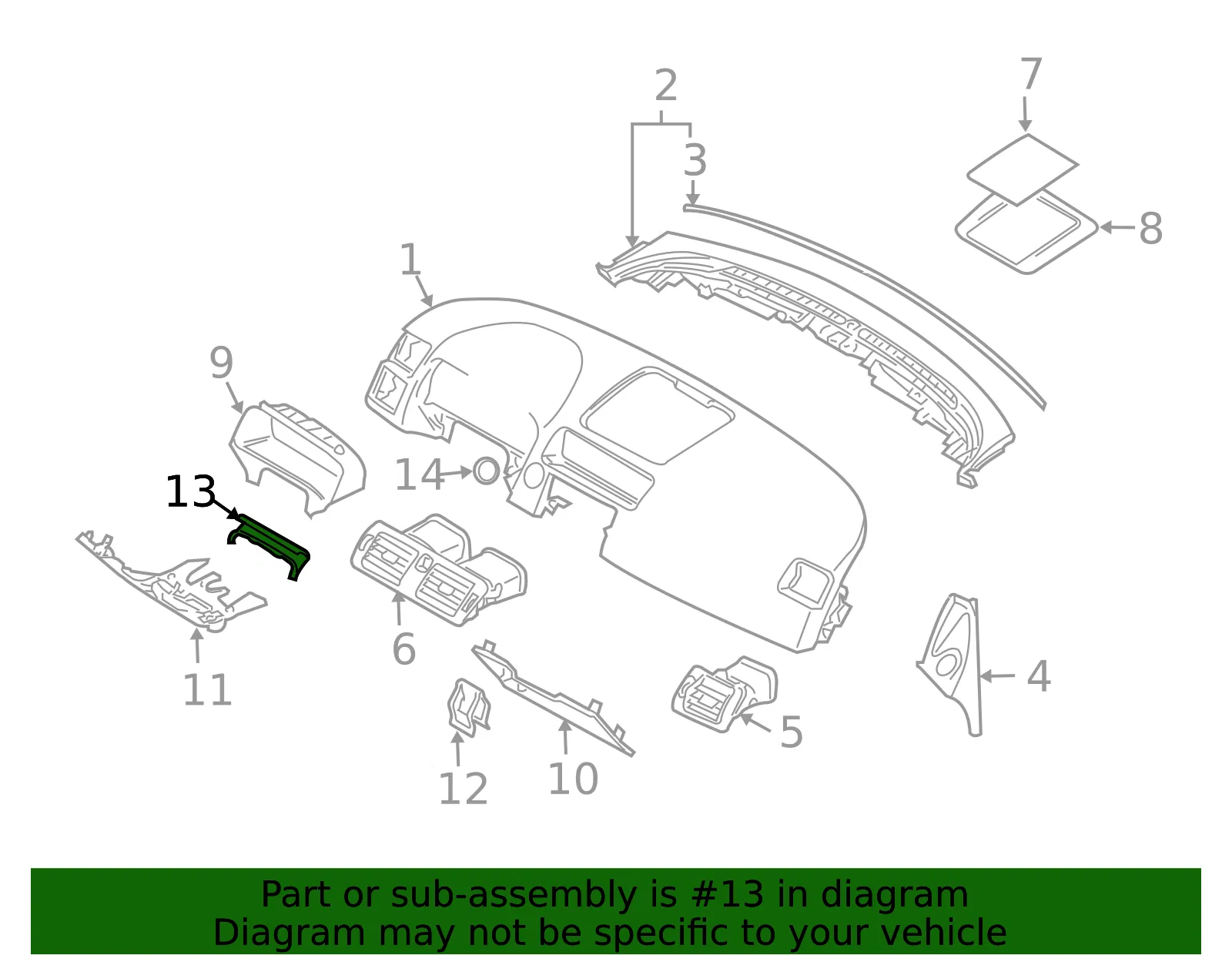 Lower Panel Extension - Volvo (30722579) - view 2