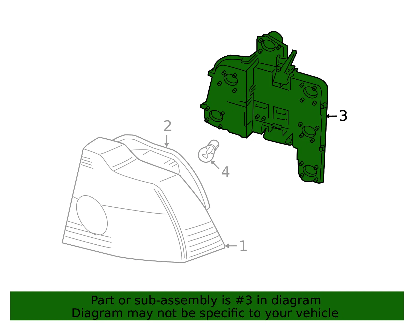Socket Panel - Driver's Side (LH) - Volvo (30763494) - view 3