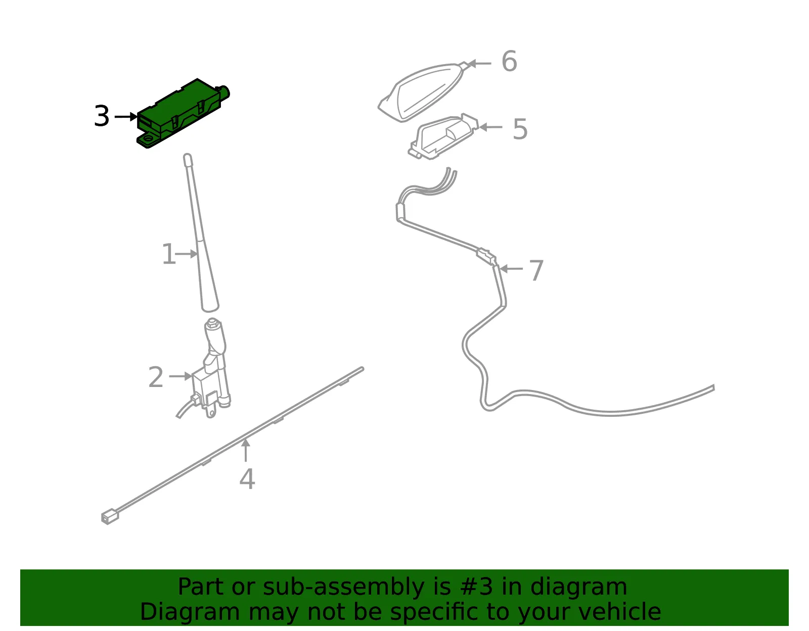 Antenna Amplifier - Volvo (30775607) - view 3