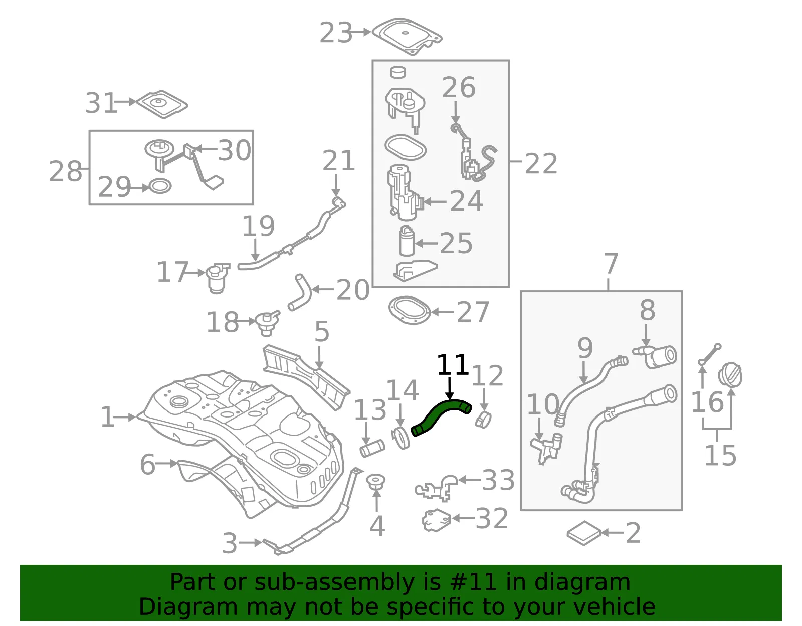 Filler Hose - Kia (31036-3M500) - view 2