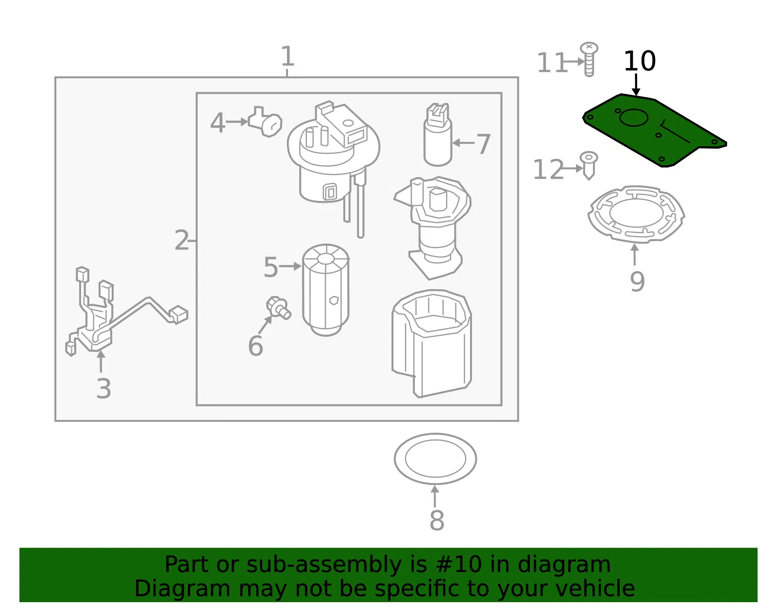 Access Cover - Kia (31107-C3000) - view 2