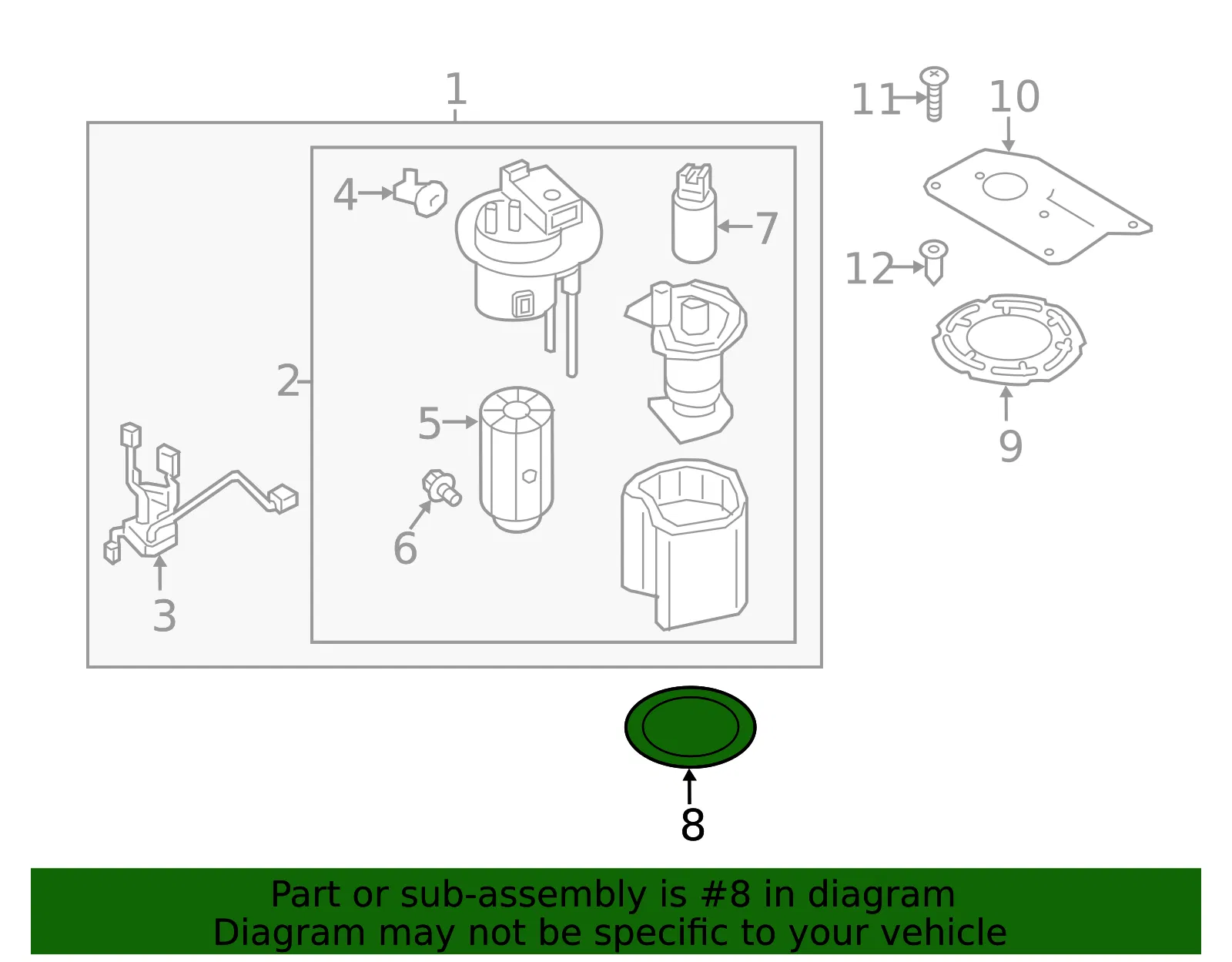 O-Ring - Kia (31123-D5500) - view 2