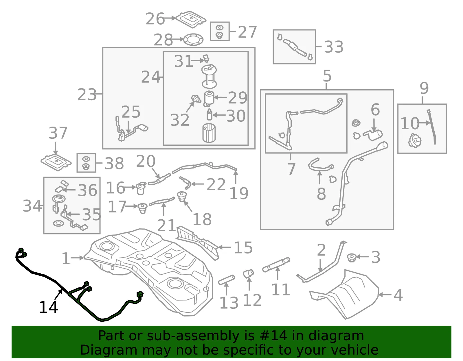 Cable Assembly - Kia (31131-J6000) - view 2