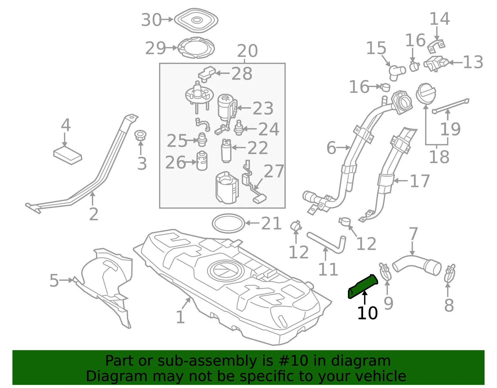 Shut-Off Valve - Kia (31160-1R500) - view 2