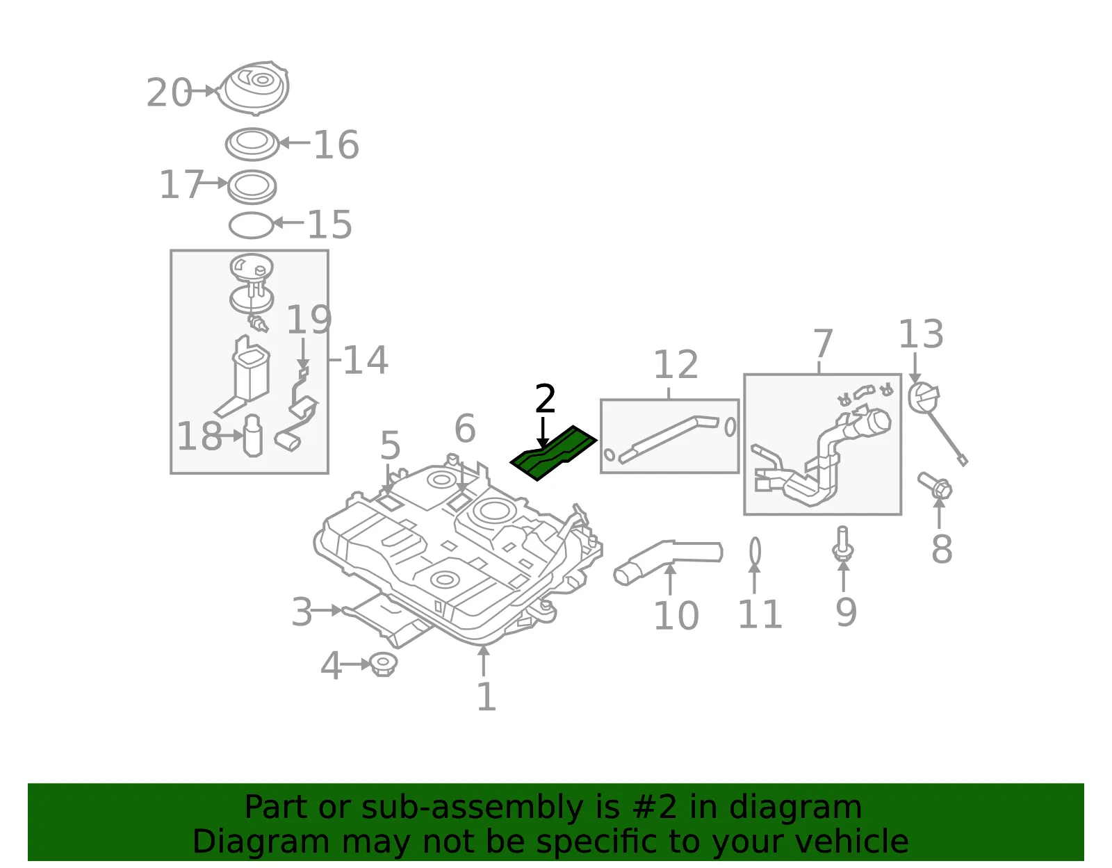 Mount Strap - Kia (31186-1D550) - view 4
