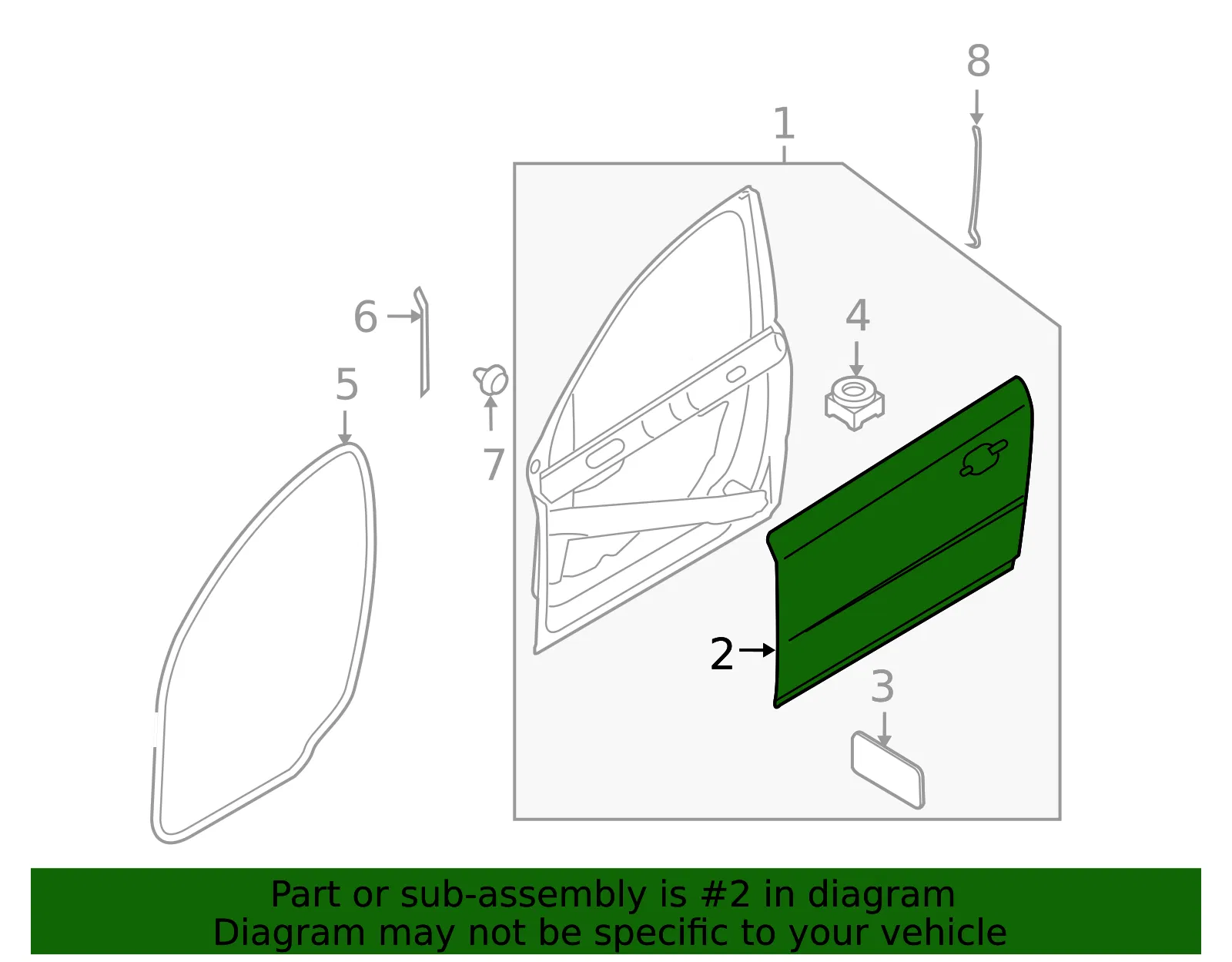 Outer Panel - Volvo (31218672) - view 2
