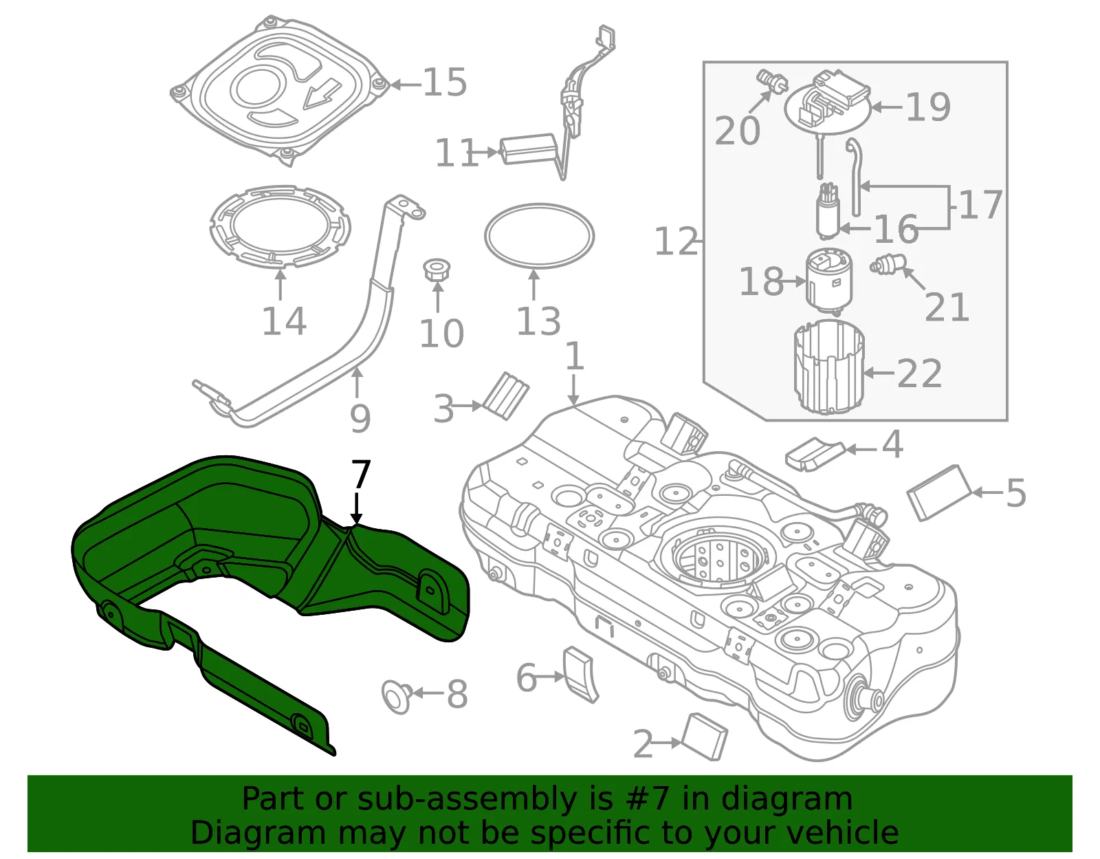 Shield - Kia (31220-BY000) - view 2