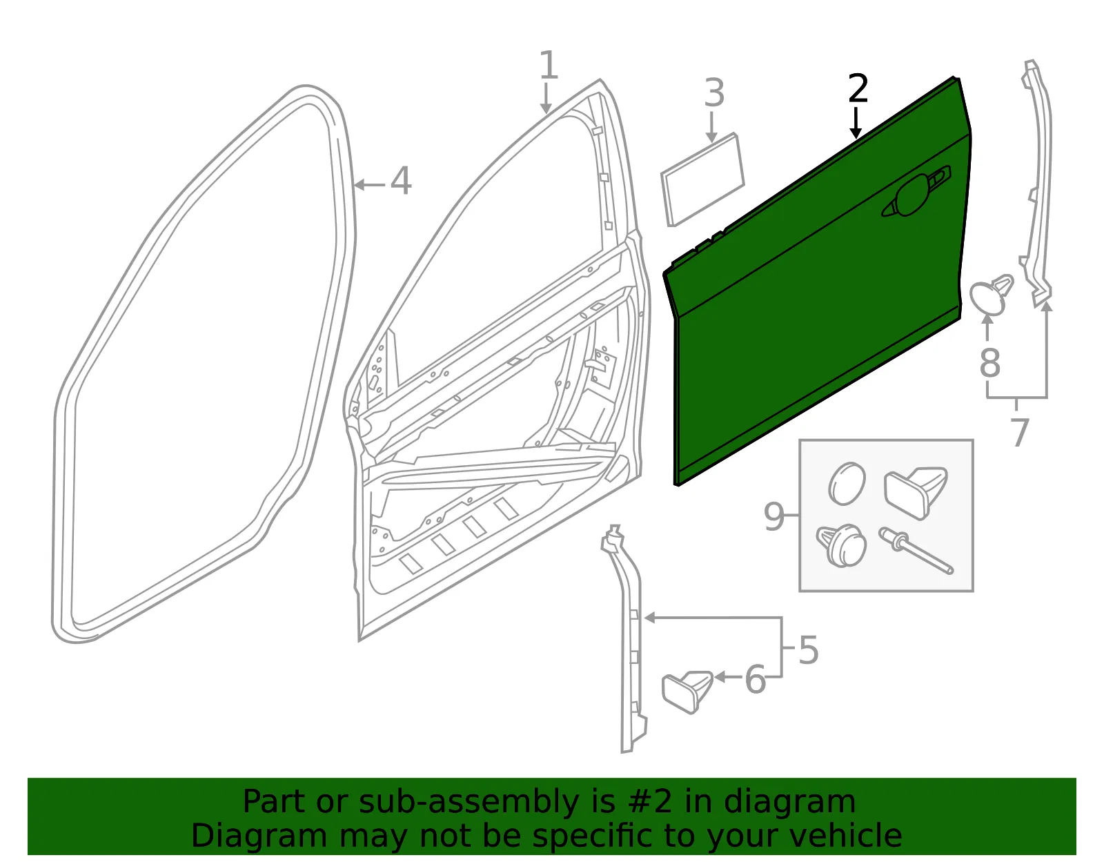 Outer Panel - Volvo (31298041) - view 2