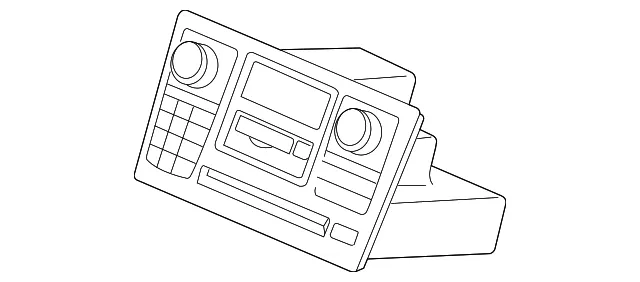 Radio Control Unit - Volvo (31337104)