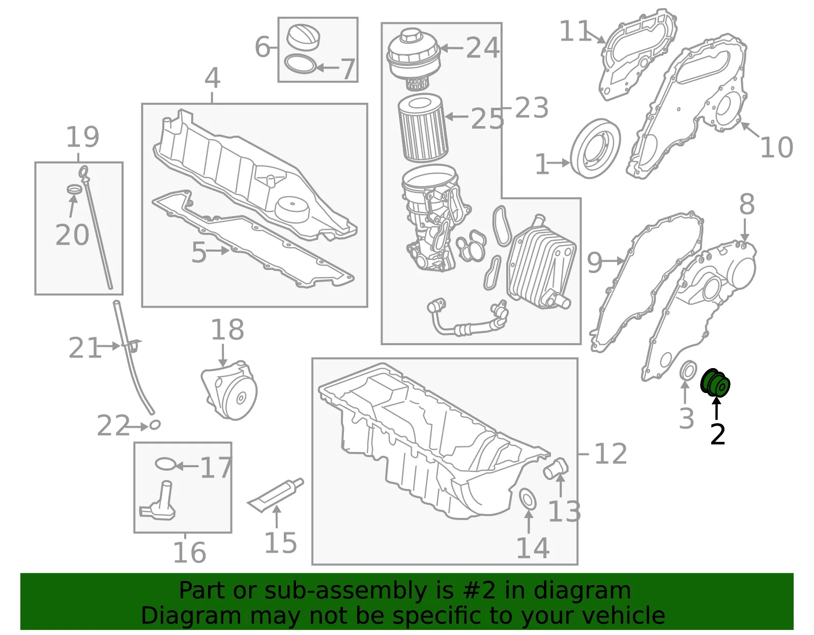 Pulley - Volvo (31316803) - view 3