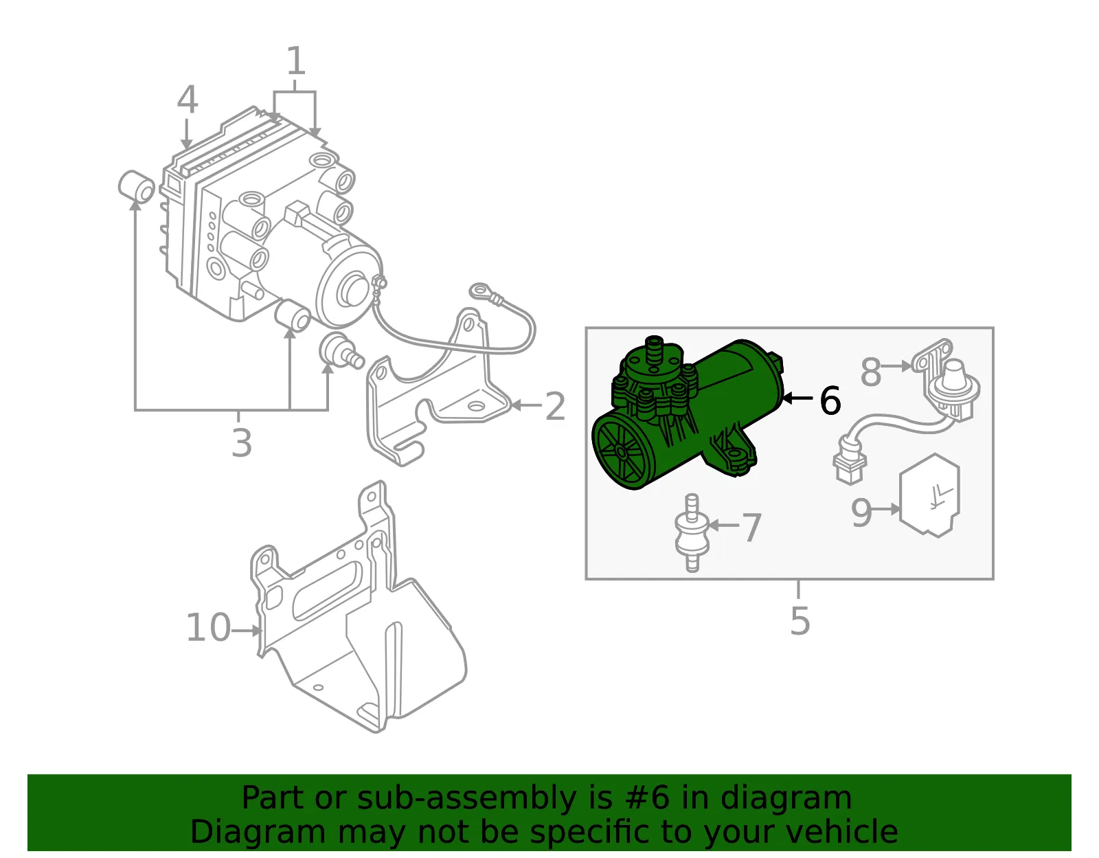 Vacuum Pump - Volvo (31317445) - view 3