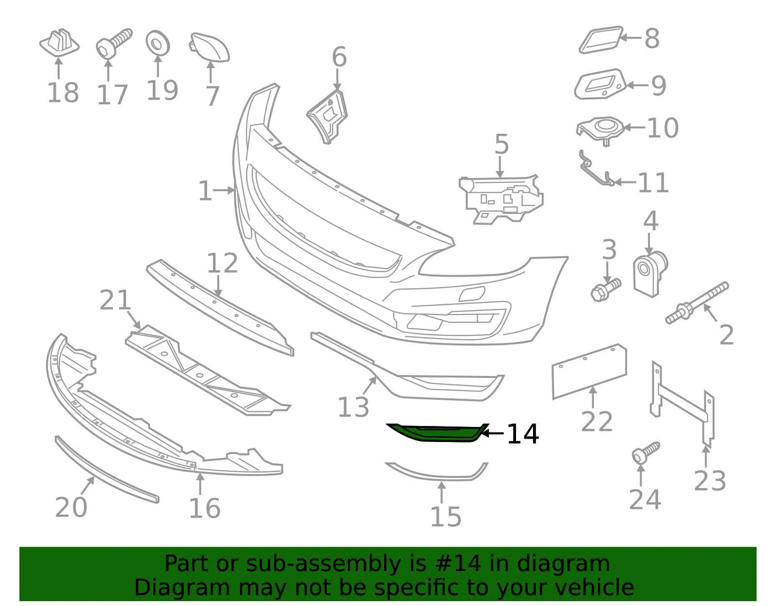 Outer Cover Insert - Driver's Side (LH) - Volvo (31323846) - view 3