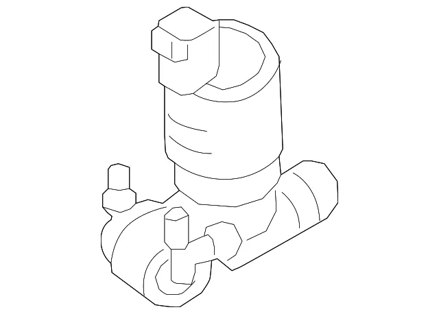 Washer Pump - Volvo (31349244) - view 2