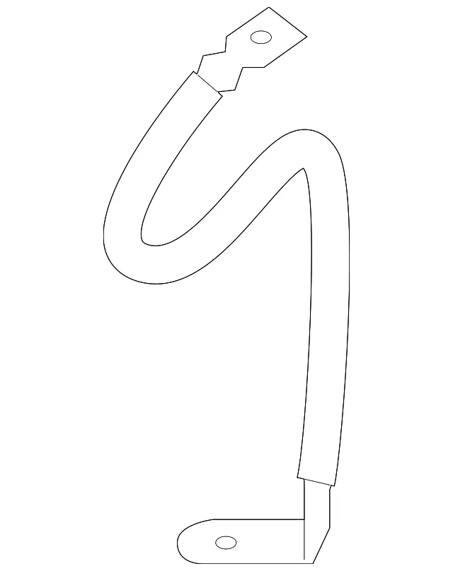 Ground Cable - Volvo (31376394) - view 2