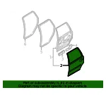 Outer Panel - Driver's Side (LH) - Volvo (31385354) - view 4