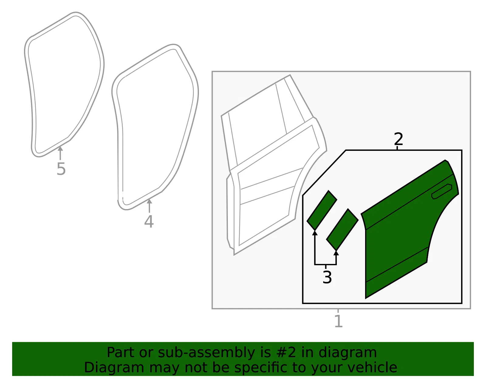 Outer Panel - Volvo (31402468) - view 2