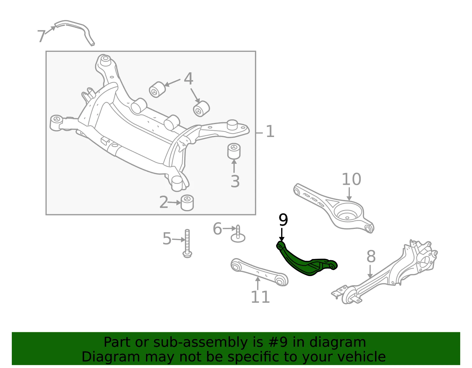 Lateral Arm - Volvo (31406748) - view 3