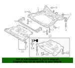 Powertrain Skid Plate Spacer - Volvo (31414393) - view 4