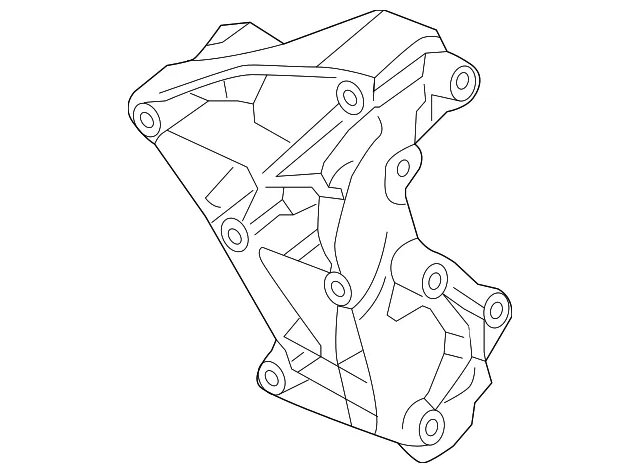 A/C Drive Belt Idler Pulley Bracket - Volvo (31430704)