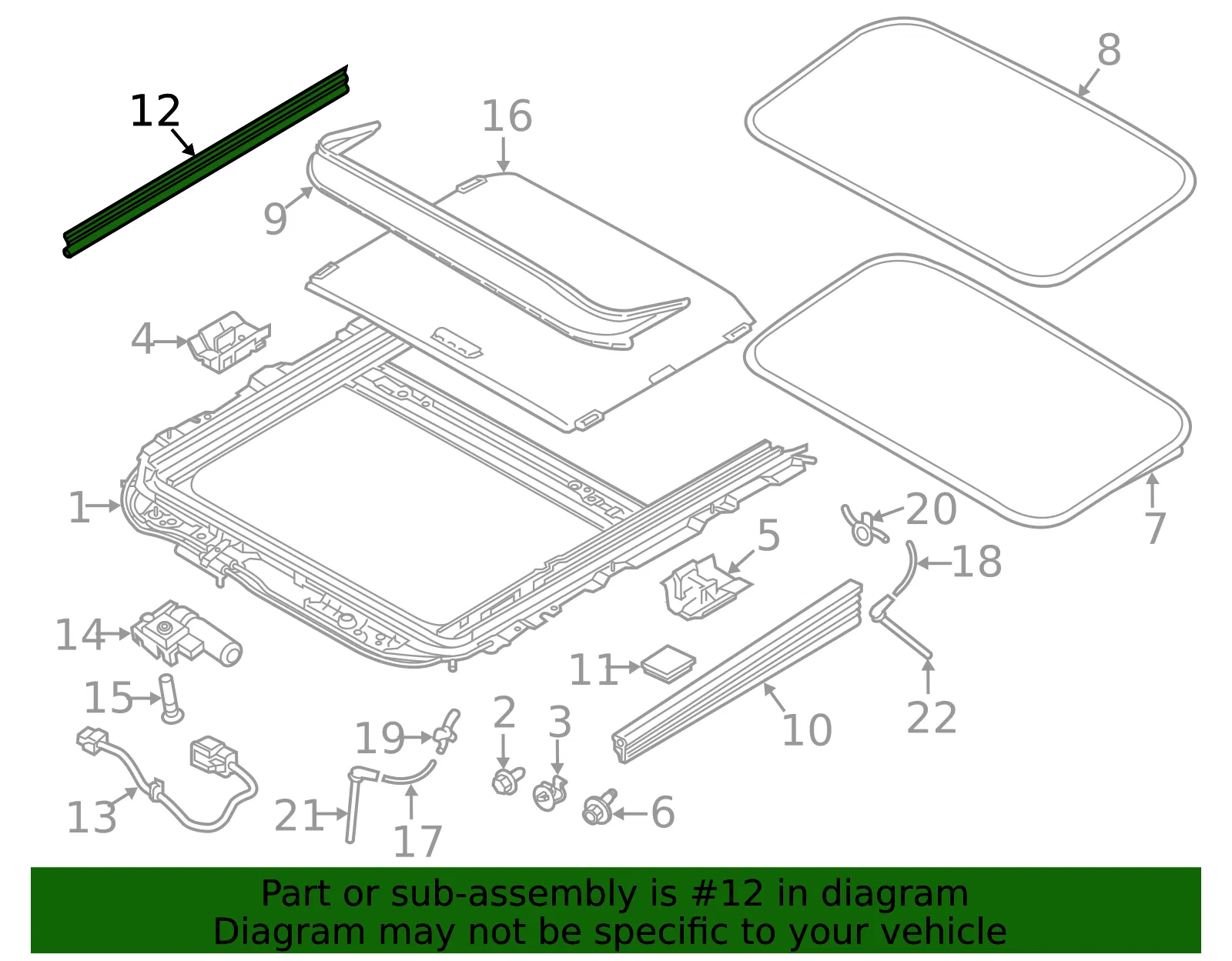 Side Seal - Volvo (31440703) - view 2