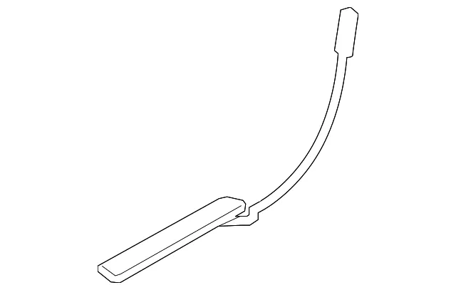 Rear Sill Plate Insert - Passenger Side (RH) - Volvo (31447300)