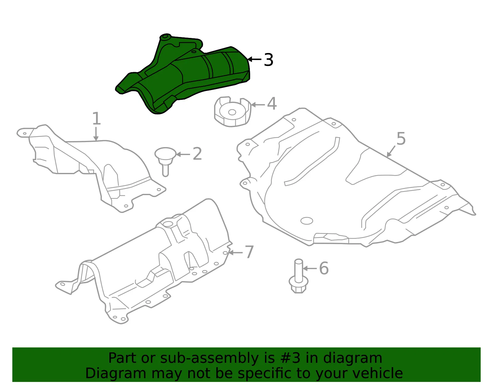 Floor Pan Heat Shield - Volvo (32275503) - view 2