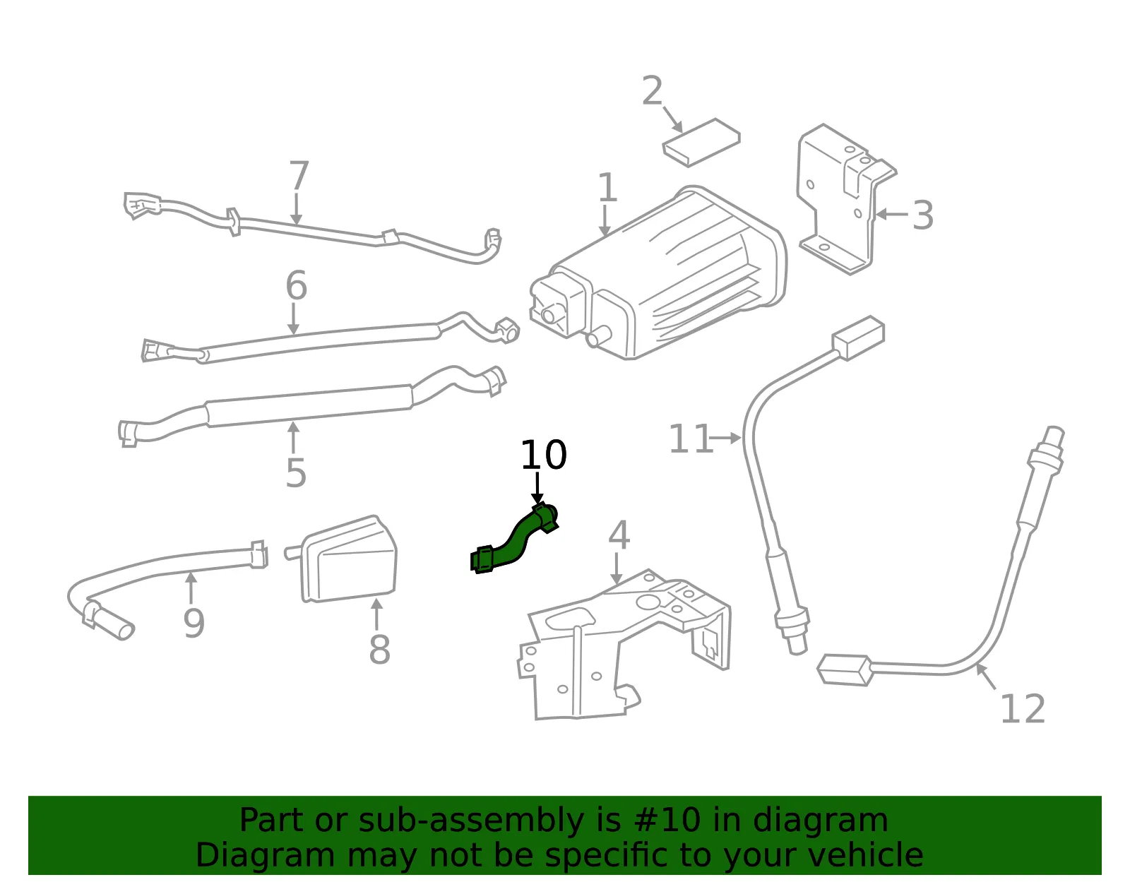 Vent Hose - Kia (31455-1M651) - view 2