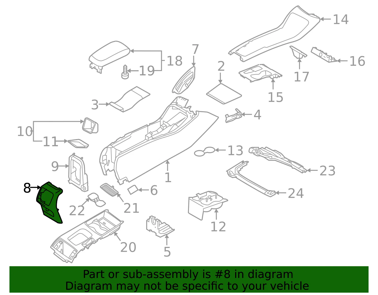 Rear Panel - Volvo (31469129) - view 2