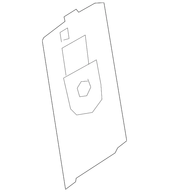 Belt Guide - Passenger Side (RH) - Volvo (31479713)