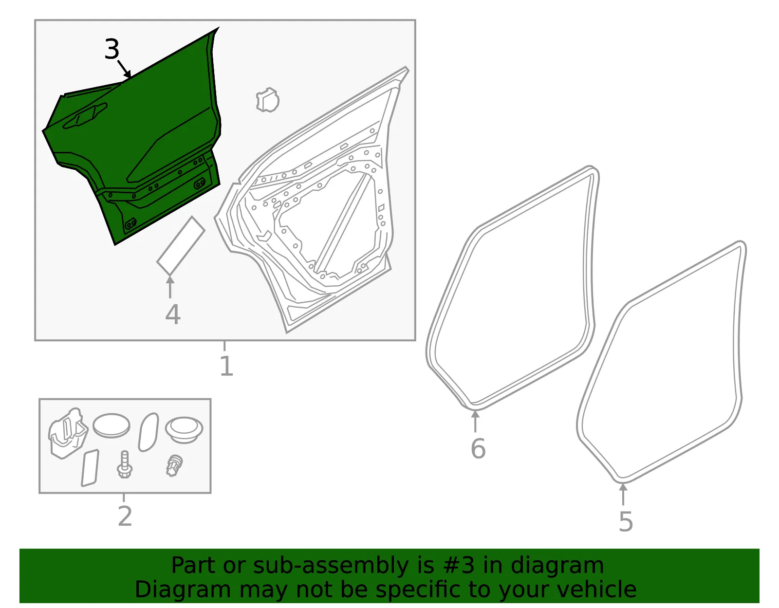 Outer Panel - Driver's Side (LH) - Volvo (31479752) - view 2