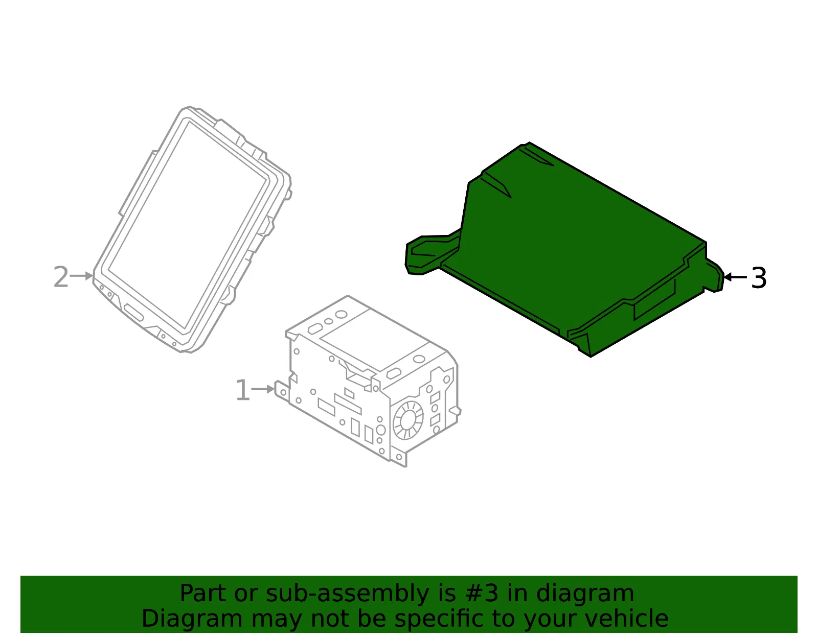 Radio Amplifier - Volvo (31483419) - view 2